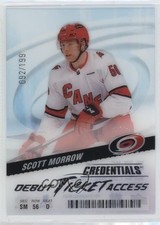 2024 Upper Deck Credentials Acetate Debut Ticket Access 92/199 Scott Morrow 1r1g