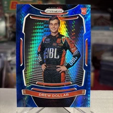Drew Dollar 2021 Panini Prizm NASCAR Racing Blue Hyper Prizm RC SP ⭐️ MINT