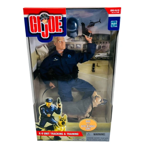 G.I. Joe K‑9 Unit Tracking & Training Figure Set 2001 Hasbro NEW IN BOX