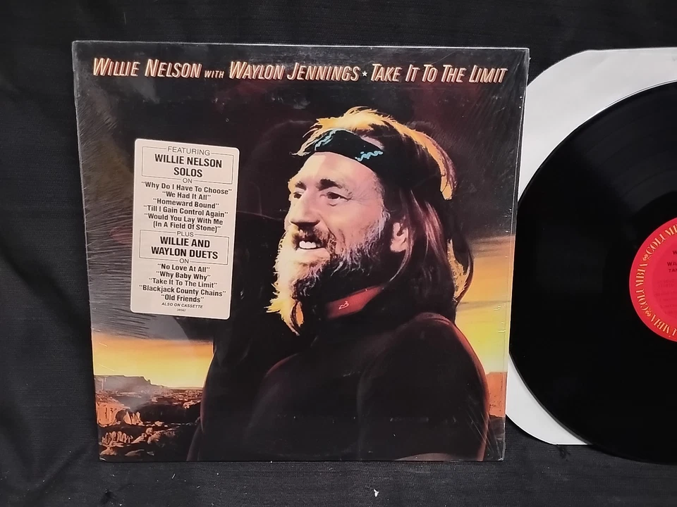 Willie Nelson With Waylon Jennings Take It To The Limit Vinyl LP record FC 38562 Foto 2 de 4