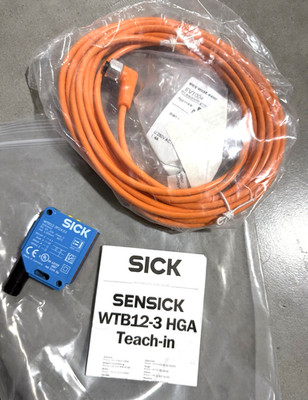 SICK WTB12-3P2433 WTB123P2433 1041412 Photoelectric Sensor KIT (US SELLER) *NEW*