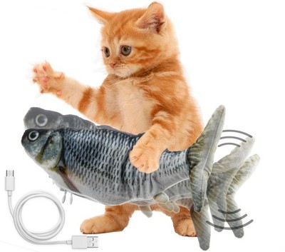 5 STAR SUPER DEALS Cat Flipping n Flopping Fish Toy - Realistic Wiggling... 