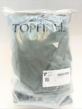 Topfinel Olive Green Linen Curtains 84 Inches Long for Living Room