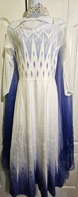 Frozen 2 Elsa Prestige Costume Ice Snow Queen Princess Disney Disguise Women's