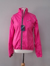 Ridge Pink Fluorescent Zip Up Jacket Womens Size Small (fg03)
