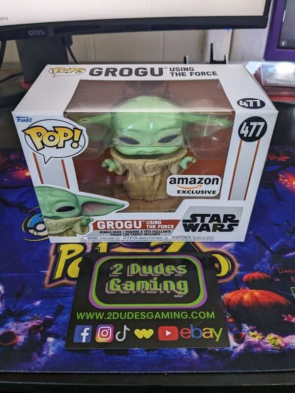 Protector Infantil Mandaloriano Ss Funko Pop Grogu Using Force 477 Star Wars