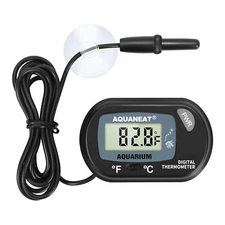 Aquarium Digital Thermometer Fish Tank Salt Water Terrarium