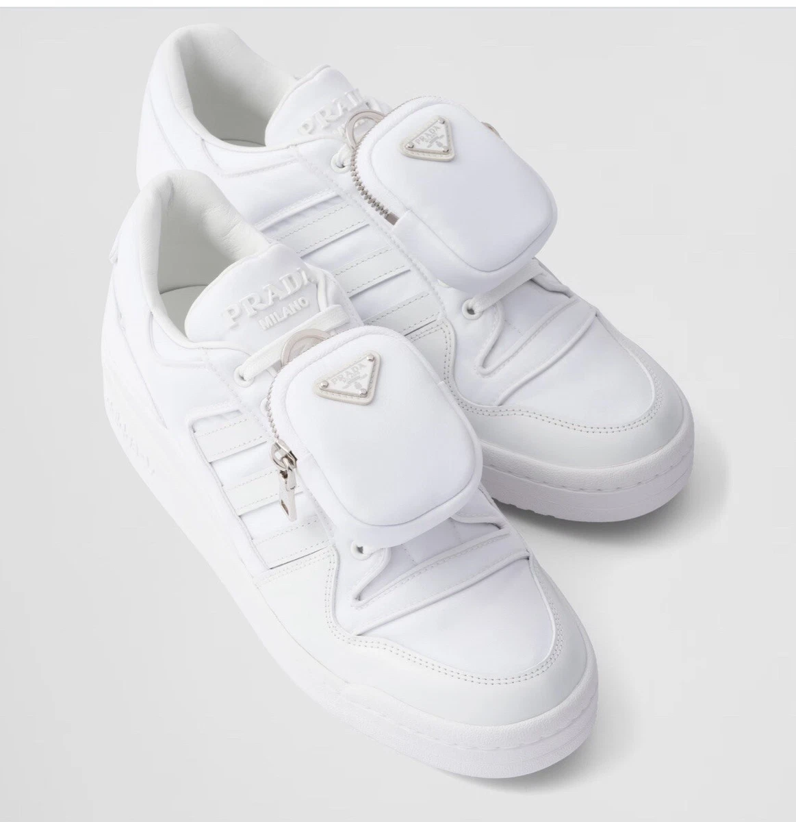 adidas Prada x Forum Low White for Sale | Authenticity Guaranteed