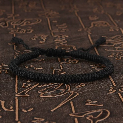 Tibetan Handmade Knots Adjustable Fortune Buddha Lucky Bracelet Buddhist Rope - Picture 6 of 25
