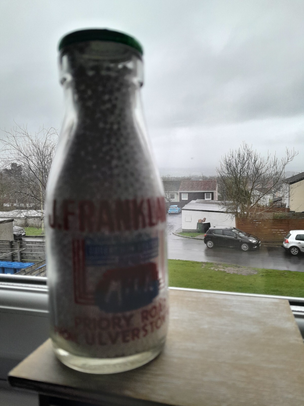 Milk Bottle, Lovely 1/2pt From J Frankland, Ulverston eBay