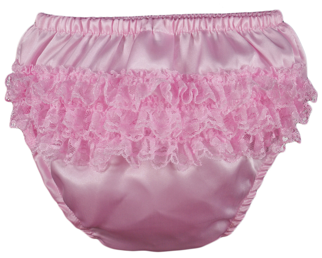 Baby frilly knickers satin lace pants girl nappy cover christening eBay