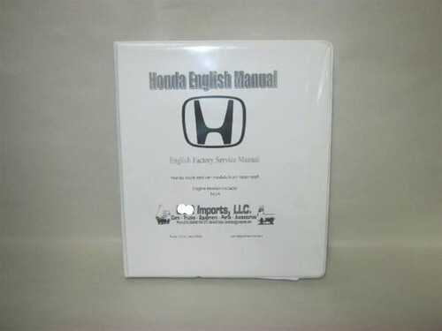 Honda Acty HH5 部品取り　バラ売り可能！書類無し Service Manual for Honda Acty Mini Truck HA3 HA4 HH3 HH4 | eBay