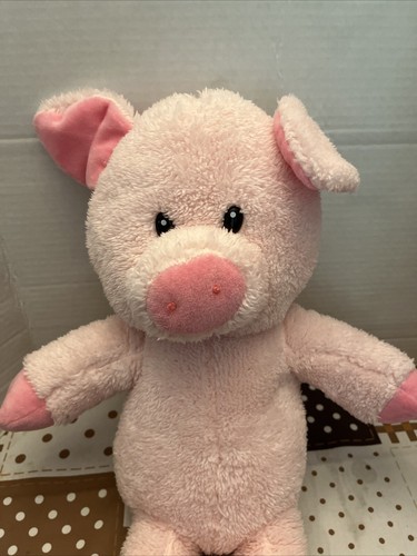 Figura de juguete de peluche Teddy Mountain mensaje grabable cerdo cerdito animal de granja - Imagen 2 de 7