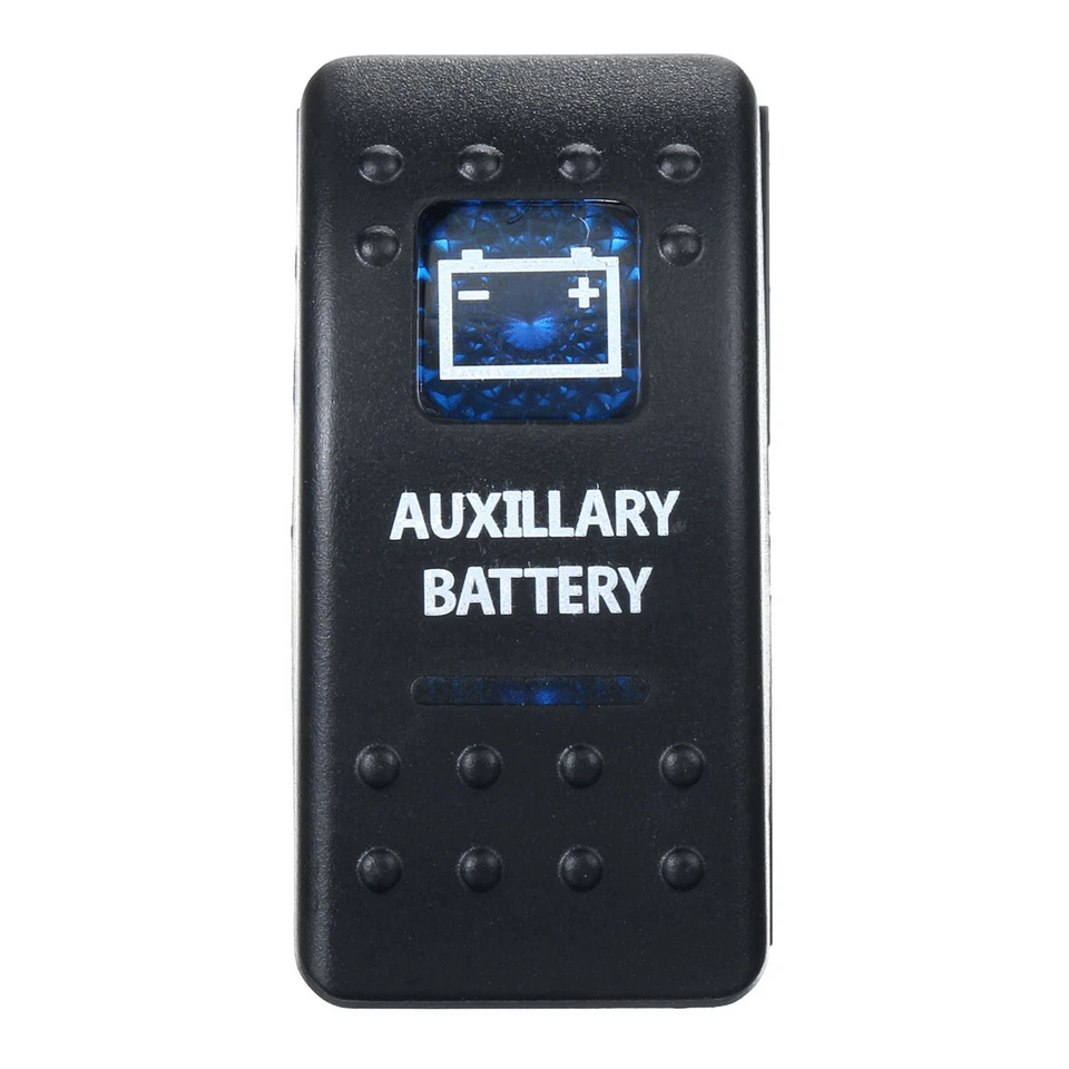 Boat Car Marine Dash Rocker Switch LED SPST ON-OFF Light Waterproof 5 / 7Pin 12V