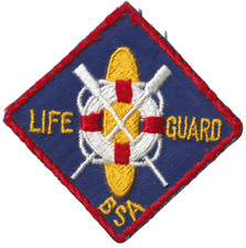 Boy Scout Life Guard Patch 1970's Patch (AR2187)