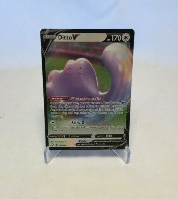 Pokemon Trading Card Game TCG Shining Fates Ditto V 050/072 | eBay