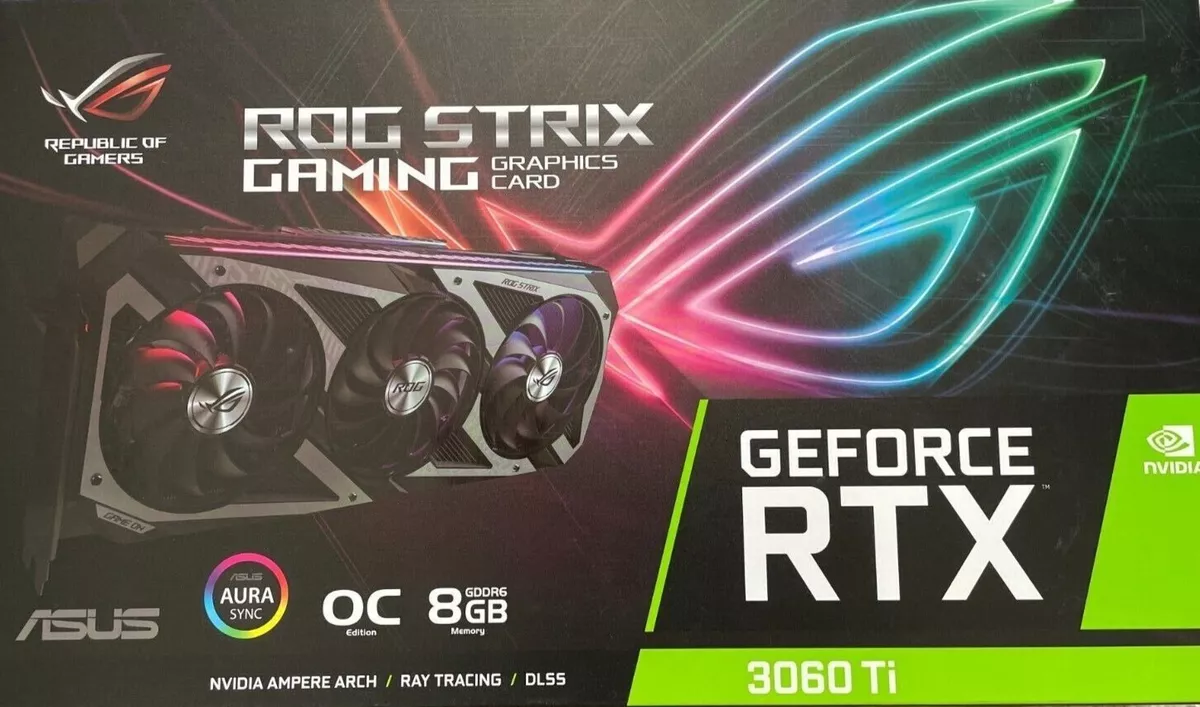 ASUS ROG STRIX RTX 3060 TI OC EDITION NVIDIA Graphics Card GPU