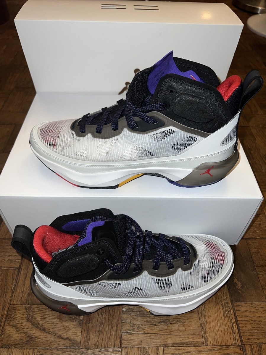 NWB 6.5Y Air Jordan XXXVII (GS) DD7421 060 Light Bone Fire  display picture 2
