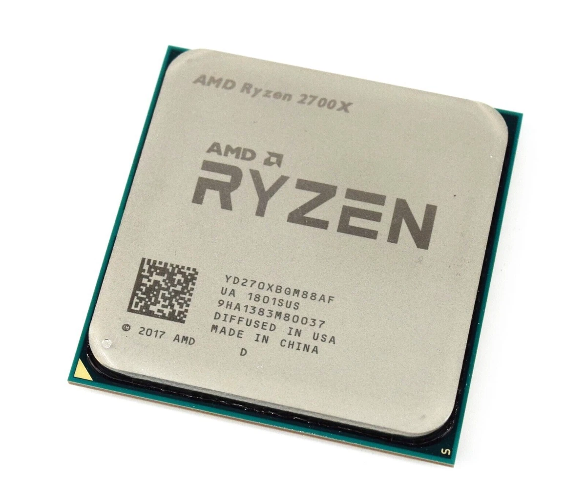 AMD Ryzen 7 2700X - 3.7 GHz Eight Core 4.35 GHz Turbo (YD270XBGM88AF)  Processor