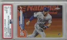 POP 1!  2020 Topps Chrome Gavin Lux SP Image Variation Orange /25 RC PSA 10