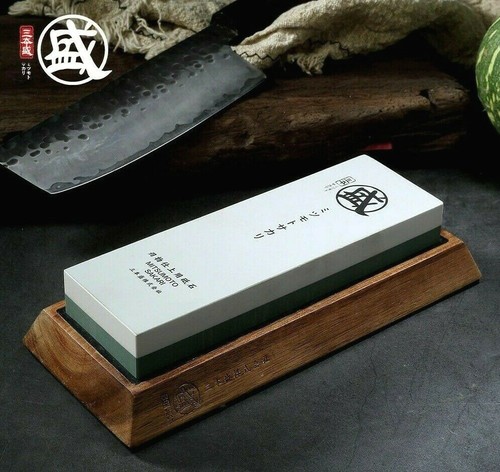 Double Sided Knife Sharpening Whetstone Japanese Grinding Honing Sharpener Stone Ebay