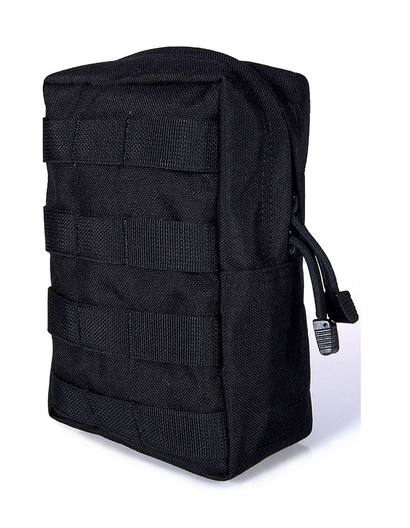 Flyye Tactical Vertical Utility Pouch MOLLE Compatible Black