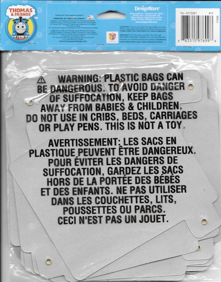 Thomas & Friends Birthday Party Invitations and Thank You Cards Plus A Banner - Image 2 of 4