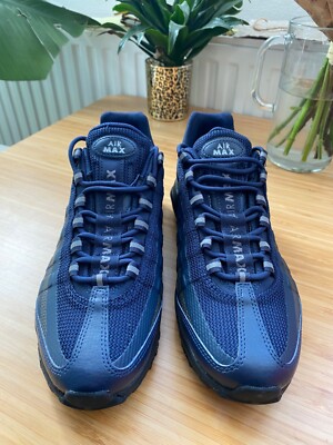 nike 95 air max men size 8 us navy blue | eBay