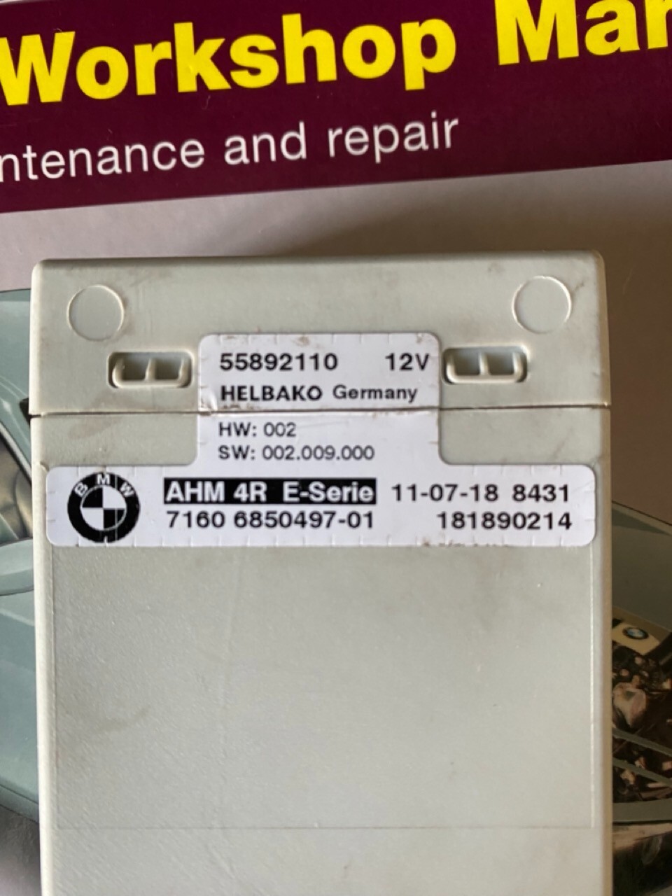 BMW Trailer Towing Module Genuine BMW 71606850497 eBay