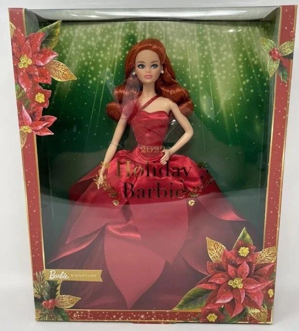 Holiday Barbie Doll Signature 2022 Red Hair - IN HAND Walmart | eBay