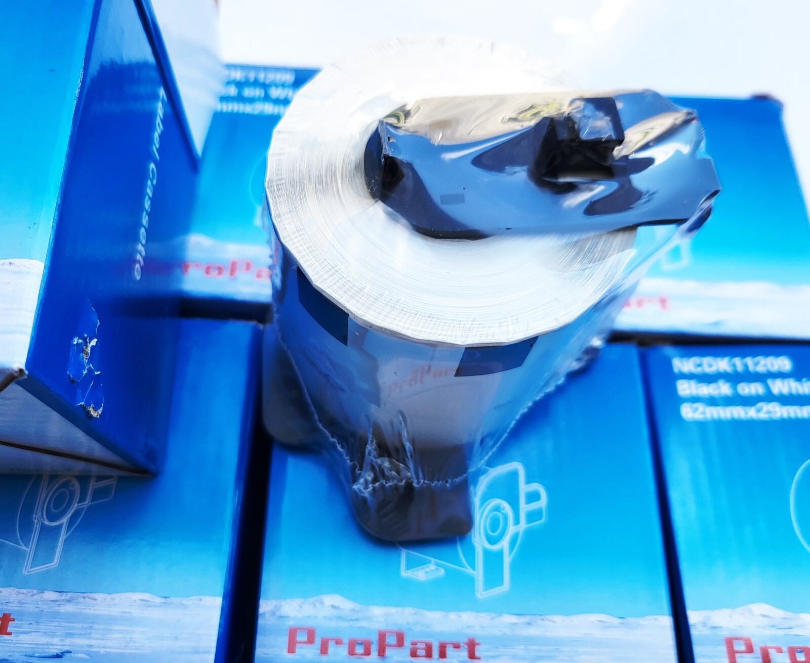 Étiquettes ProPart pour Brother dk-11209, pack de 7 rouleaux anti-bourrage pour trier vos dossiers