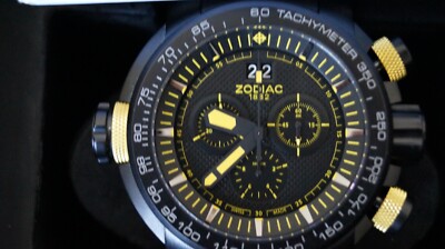 ZODIAC ZMX-03 ZO8589 Chronograph 50mm black quartz watch special