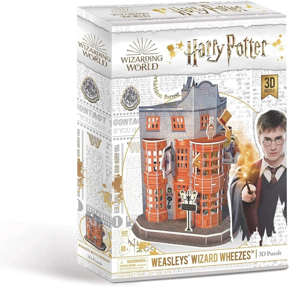 Harry Potter Weasleys' Wizard Wheezes 3D Puzzle 66 Pieces Model Gift - Image 3 of 4