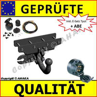 AHK & Elektrosatz ES7 FüR Jeep Wrangler III JK 07- AnhäNgerkupplung Komplett