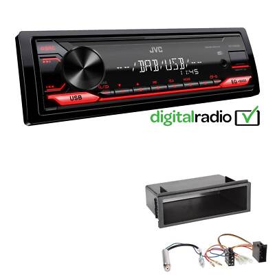 JVC 1-DIN Digital Media Autoradio DAB+ USB AUX für Volkswagen VW Bora + Variant