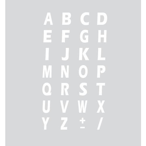 Kit 26 Sticker Adesivi Lettere Alfabeto Bianco Per Auto E Moto - Personalizzazione Tuning - Foto 4