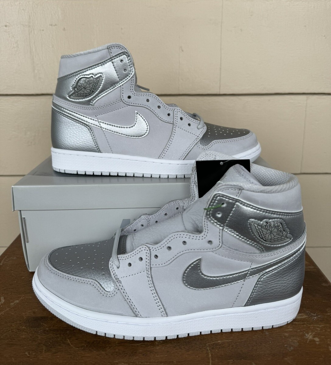 Metallic Silver Air Jordan Retro High Tokyo Size Jordan Retro High