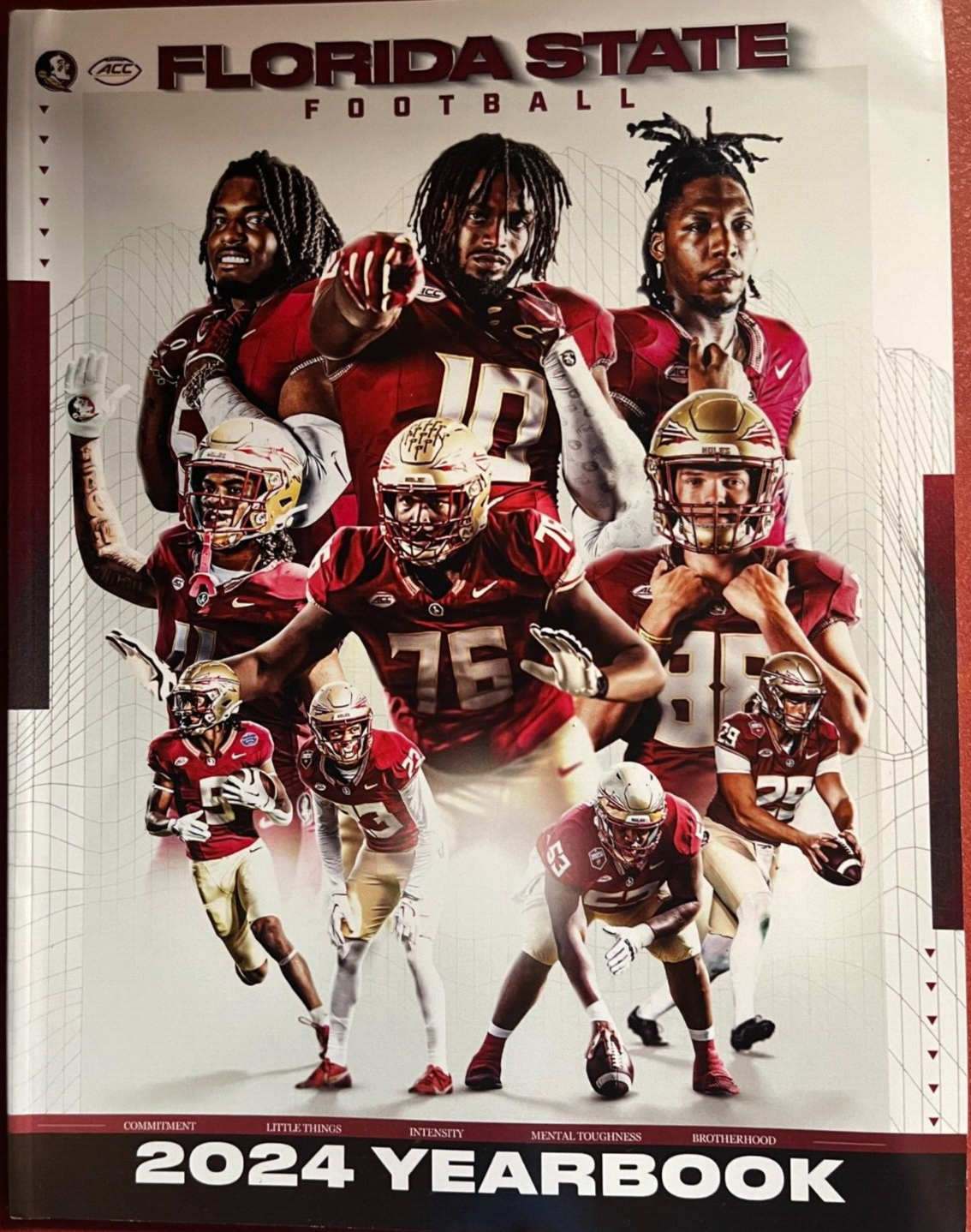 2024 FLORIDA STATE SEMINOLES YEARBOOK PROGRAM COLLEGE BOWL CHAMPION