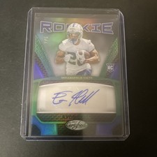 2023 Certified Evan Hull Green Rookie Signatures Auto SP Autograph RC #d /5 Rare