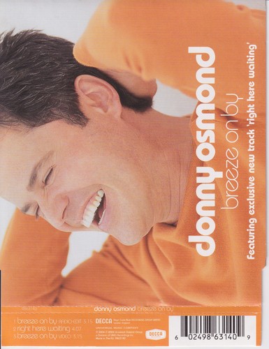 Donny Osmond - Breeze On By (2004,Enhanced CD) VG+ - Picture 5 of 6
