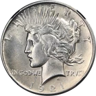 1921 Peace Dollar High Relief VaultBox NGC AU58 Great Eye Appeal Nice Strike