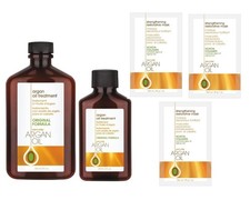 ONE N ONLY Argan Oil Treatment 8oz  2oz with 3pcs Restorative Mask 1oz - COMBO