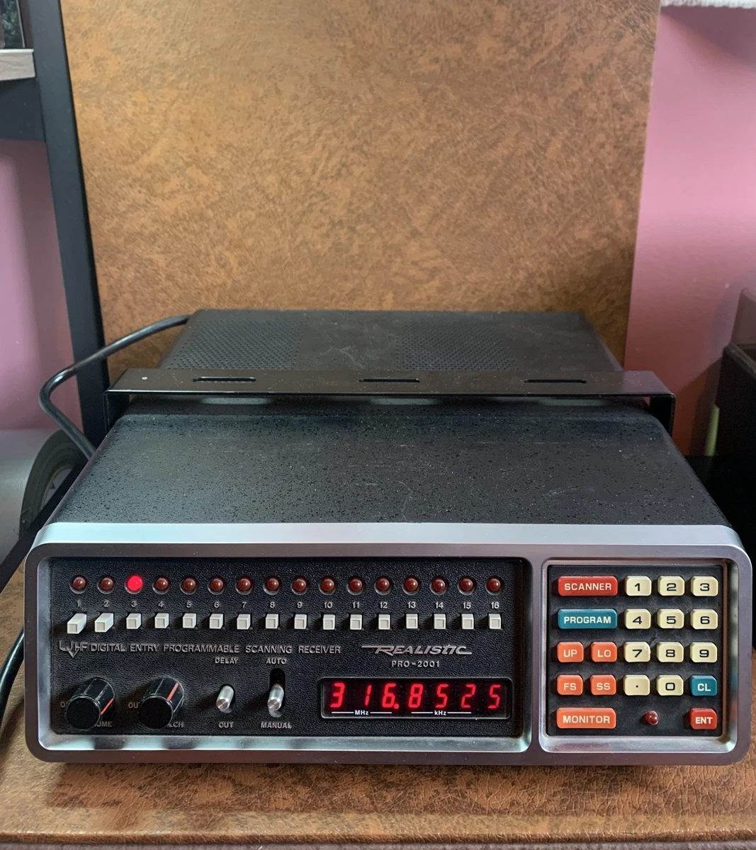 Scanner VHF UHF programmable entrée directe 20 canaux