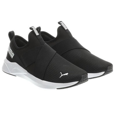 Puma Ladies Chroma Slip on Sneakers, Black, Size 9, NWT
