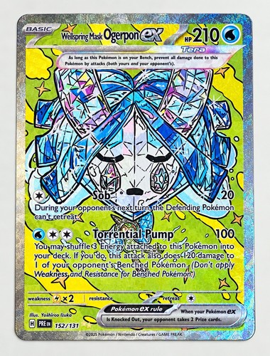 Wellspring Mask Ogerpon ex 152/131 Sv: Prismatic Evolutions Holo