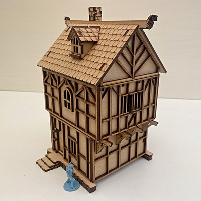 Alte Welt Weise Frau Haus Mittelalter Fantasy Bausätze für Pathfinder, DnD