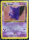 Pokémon TCG Gengar Fossil 1999 WOTC Rare Non-Holo 20/62 Vintage NM