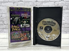 Golden Axe: The Duel (Sega Saturn) CIB Complete w Manual & Registration Card