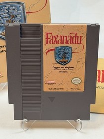 Faxanadu (Nintendo NES) - CIB/Complete - Cleaned, Tested, & Working - Nice!