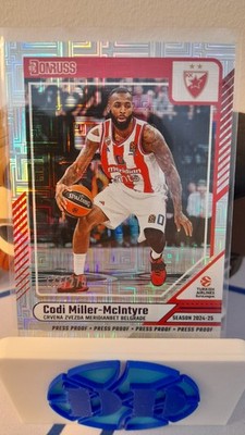 2024-25 Panini Donruss Euroleague Codi Miller-McIntyre Purple Press Proof /275